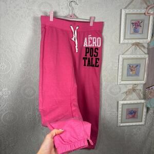 y2k aeropostale pink jogger sweatpants